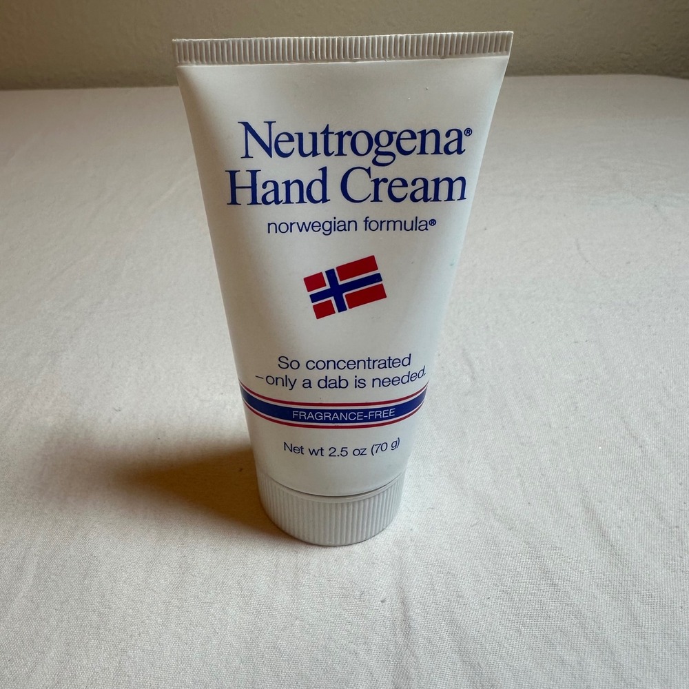 Neutrogena Hand Cream Norwegian Formula Fragrance Free 2.5 oz Dry Chapped Skin